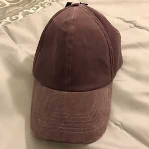 Velvet Baseball Cap (Forever 21)